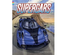 KNYGA Steven James Petruccio Supercars Coloring Book