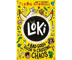 KNYGA Stowell Louie Loki: A Bad God's Guide to Causing Chaos, A Norse trickster god stuck in a kid's body teams up with his enemy to stop magical mayhem, for age 7, 8, 9, 10, 11, 12