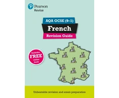 KNYGA Stuart Glover Pearson REVISE AQA GCSE French Revision Guide: incl. online revision, quizzes, video and audio - for 2025 exams