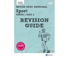 KNYGA Sue Hartigan Sharp Pearson REVISE BTEC National Sport Units 1 &amp; 2 Revision Guide incl. online revision - for 2026 exams