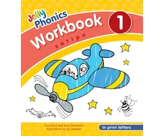 KNYGA Sue Lloyd Jolly Phonics Workbook 1, In Print Letters (American English edition)
