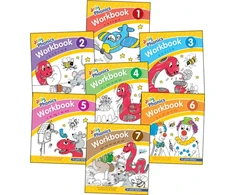 KNYGA Sue Lloyd Jolly Phonics Workbooks 1-7 in Print Letters
