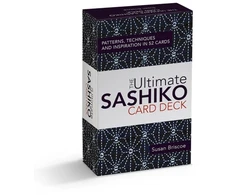 KNYGA Susan Briscoe Ultimate Sashiko Card Deck, Patterns, Techniques and Inspiration in 52 Cards