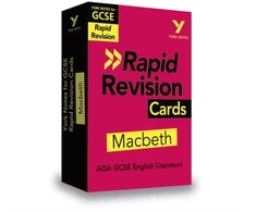 KNYGA Susannah White Baltas Susannah York Notes RAPID AQA GCSE (Revision Cards) Macbeth - for 2026, 2027 exams