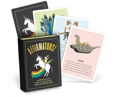 KNYGA Suzi Barrett Affirmators! 50 Affirmation Cards Deck to Help You Help Yourself - Without the Self-Helpy-Ness!