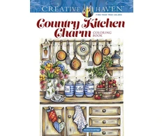 KNYGA Teresa Goodridge Creative Haven Country Kitchen Charm Coloring Book