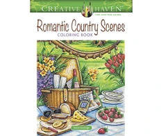 KNYGA Teresa Goodridge Creative Haven Romantic Country Scenes Coloring Book