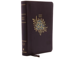 KNYGA Thomas Thomas Nelson KJV Holy Bible: Personal Size Giant Print with 43,000 Cross References, Deluxe Burgundy Leathersoft, Raudona Letter, Comfort Print (Thumb Indexed): King James Version
