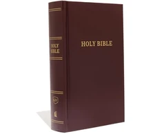 KNYGA Thomas Thomas Nelson KJV, Pew Bible, Large Print, Hardcover, Burgundy, Raudona Letter, Comfort Print