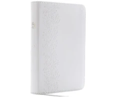 KNYGA Thomas Thomas Nelson NKJV, Bride's Bible, Leathersoft, Baltas, Raudona Letter, Comfort Print