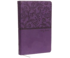 KNYGA Thomas Thomas Nelson Nelson Thomas NKJV, Deluxe Gift Bible, Leathersoft, Violetinė, Raudona Letter, Comfort Print: Holy Bible, New King James Version