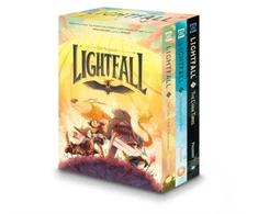 KNYGA Tim Probert Lightfall 3-Book Box Set, A Graphic Novel Collection: Shadow of the Bird, The Dark Times, The Girl &amp; the Galdurian