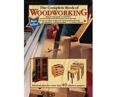 KNYGA Tom Carpenter Complete Book of Woodworking, Step-by-step Guide to Essential Woodworking Skills, Techniques and Tips
