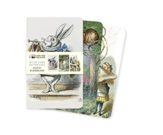 KNYGA Tree Flame Alice's Adventures in Wonderland Set of 3 Mini Notebooks