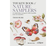 KNYGA Trish Burr Kew Book of Nature Samplers (Folder edition), 10 Embroidery Projects with Reusable Iron-on Transfers