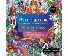 KNYGA Weronika Kolinska Mythographic Color and Discover: Romantasy, An Artist’s Coloring Book of Fantasy Romance