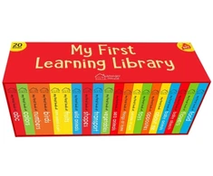 KNYGA Wonder House Books My First Learning Library Box Set 2: Box Set of 20 Board Books for Children