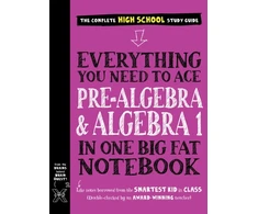 KNYGA Workman Publishing Everything You Need to Ace Pre-Algebra and Algebra I in One Big Fat Notebook