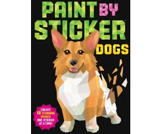 KNYGA Workman Publishing Paint by Sticker: Dogs, Create 12 Stunning Images One Sticker at a Time!