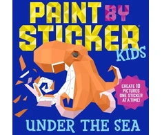 KNYGA Workman Publishing Paint by Sticker Kids: Under the Sea, Create 10 Pictures One Sticker at a Time!