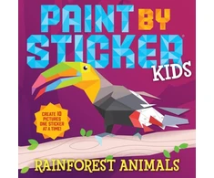 KNYGA Workman Publishing Paint by Sticker Kids: Rainforest Animals