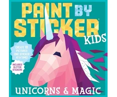 KNYGA Workman Publishing Publishing Workman Paint by Sticker Kids: Unicorns &amp; Magic: Create 10 Pictures One Sticker at a Time! Includes Glitter Stickers