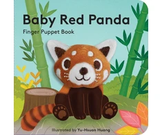 KNYGA Yu Hsuan Huang Baby Raudona Panda: Finger Puppet Book