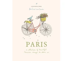 KNYGA Zoe de las Cases Paris, A collection of beautiful Parisian images to colour in