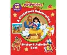 KNYGA Zondervan Publishing Beginner's Bible A Christmas Celebration Sticker and Activity Book