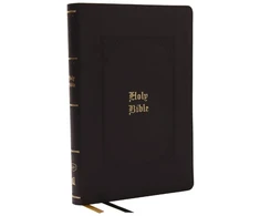 KNYGA Zondervan Publishing KJV Holy Bible: Giant Print Thinline Bible, Juodas Leathersoft, Raudona Letter, Comfort Print: King James Version (Vintage Series)