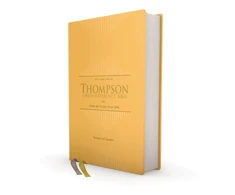 KNYGA Zondervan Publishing KJV, Thompson Chain-Reference Bible, Hardcover, Geltona Gold, Raudona Letter, Comfort Print