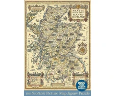 KNYGA A E Taylor Scottish Picture Map Jigsaw