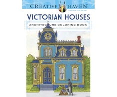 KNYGA A G Smith Creative Haven Victorian Houses Architecture Coloring Book