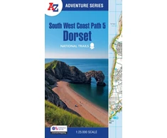 KNYGA A Z Maps South West Coast Path 5 – Dorset, With Ordnance Survey Mapping