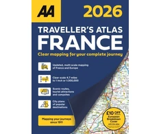 KNYGA AA PUBLISHING AA Traveller’s Atlas France 2026