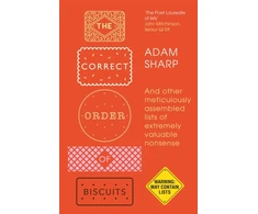 KNYGA Adam Sharp Correct Order of Biscuits, And Other Meticulously Assembled Lists of Extremely Valuable Nonsense