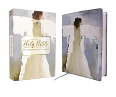 KNYGA Amplified Holy Bible, Anne Neilson Angel Art Series, Leathersoft, Mėlyna