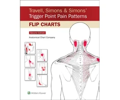 KNYGA Anatomical Chart Travell, Simons &amp; Simons’ Trigger Point Pain Patterns Flip Charts