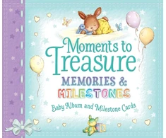 KNYGA Angela Hicks Moments to Treasure Baby Album and Milestone Cards