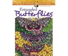 KNYGA Angela Porter Creative Haven Entangled Butterflies Coloring Book