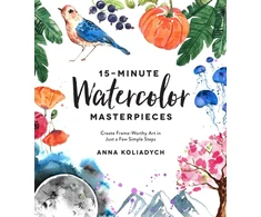 KNYGA Anna Koliadych 15-Minute Watercolor Masterpieces