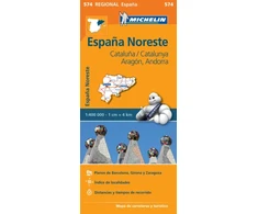 KNYGA Aragon Cataluna - Michelin Regional Map 574