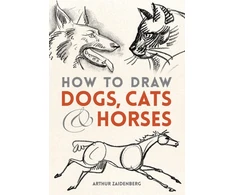 KNYGA Arthur Zaidenberg How to Draw Dogs, Cats, and Horses