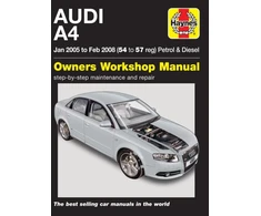 KNYGA Audi A4 Petrol &amp; Diesel (Jan 05 to Feb 08) Haynes Repair Manual