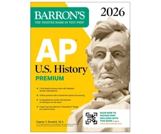 KNYGA Barron's Educational Barron's Educational Series AP U.S. History Premium, 2026: Prep Book with 5 Practice Tests + Comprehensive Review + Online Practice