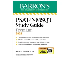 KNYGA Barron's Educational Barron's Educational Series PSAT/NMSQT Premium Study Guide, 2026: 2 Practice Tests + Comprehensive Review+ 200 Online Drills