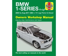 KNYGA BMW 1-Series 4-cyl Petrol &amp; Diesel (04 - Aug 11) Haynes Repair Manual