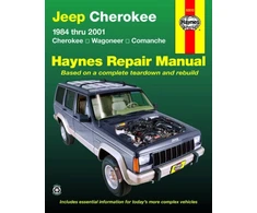 KNYGA Bob Henderson Jeep Cherokee Cherokee, Comanche &amp; Wagoneer Limited, 2WD &amp; 4WD, petrol (1984-2001) Haynes Repair Manual (USA)