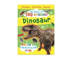 KNYGA Bookshop 100 Stickers - Dinosaurs