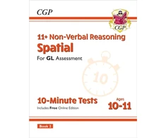 KNYGA Bookshop 11+ GL 10-Minute Tests: Non-Verbal Reasoning Spatial - Ages 10-11 Book 2 (with Online Edition)
